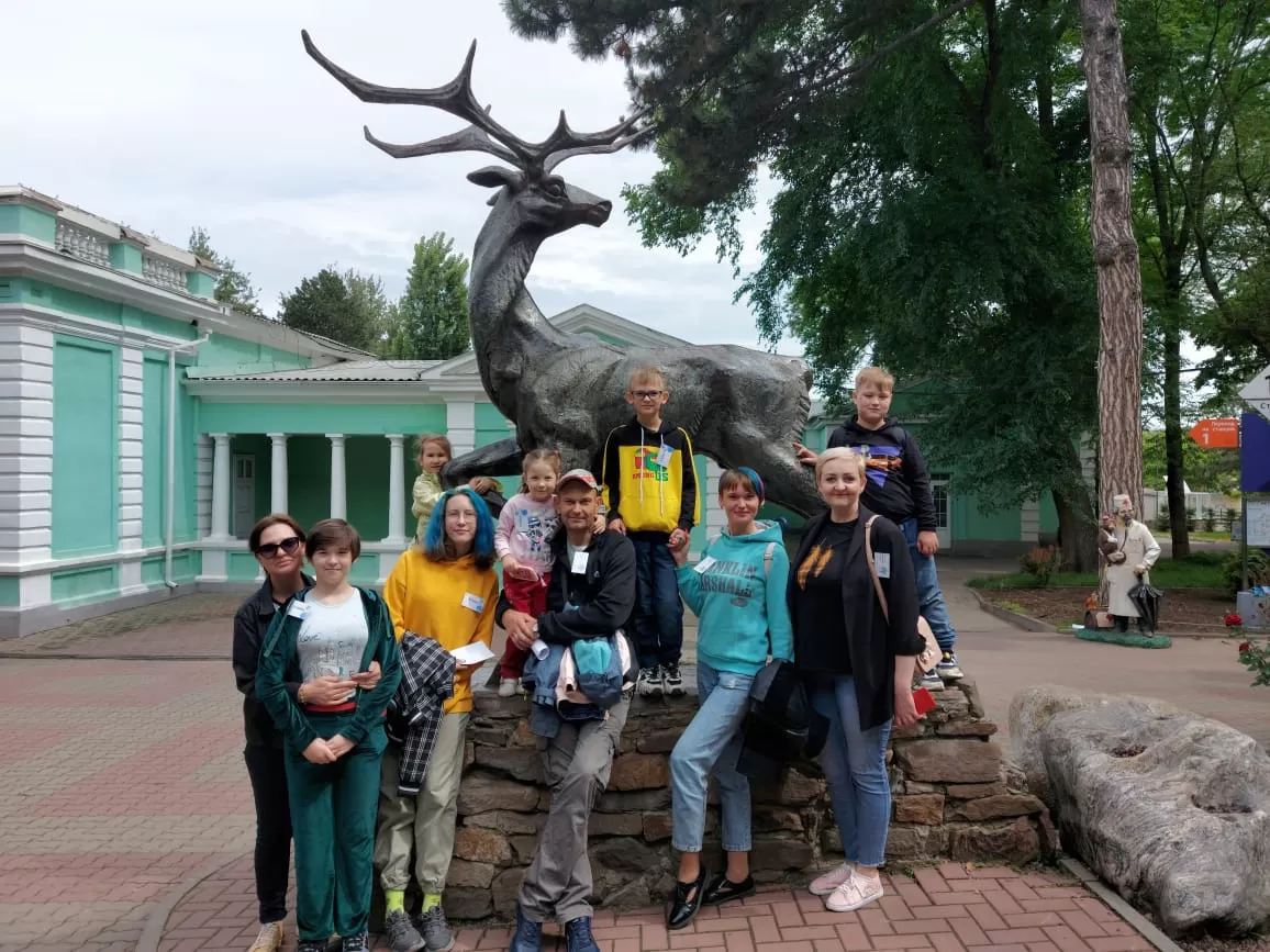 в зоопарке